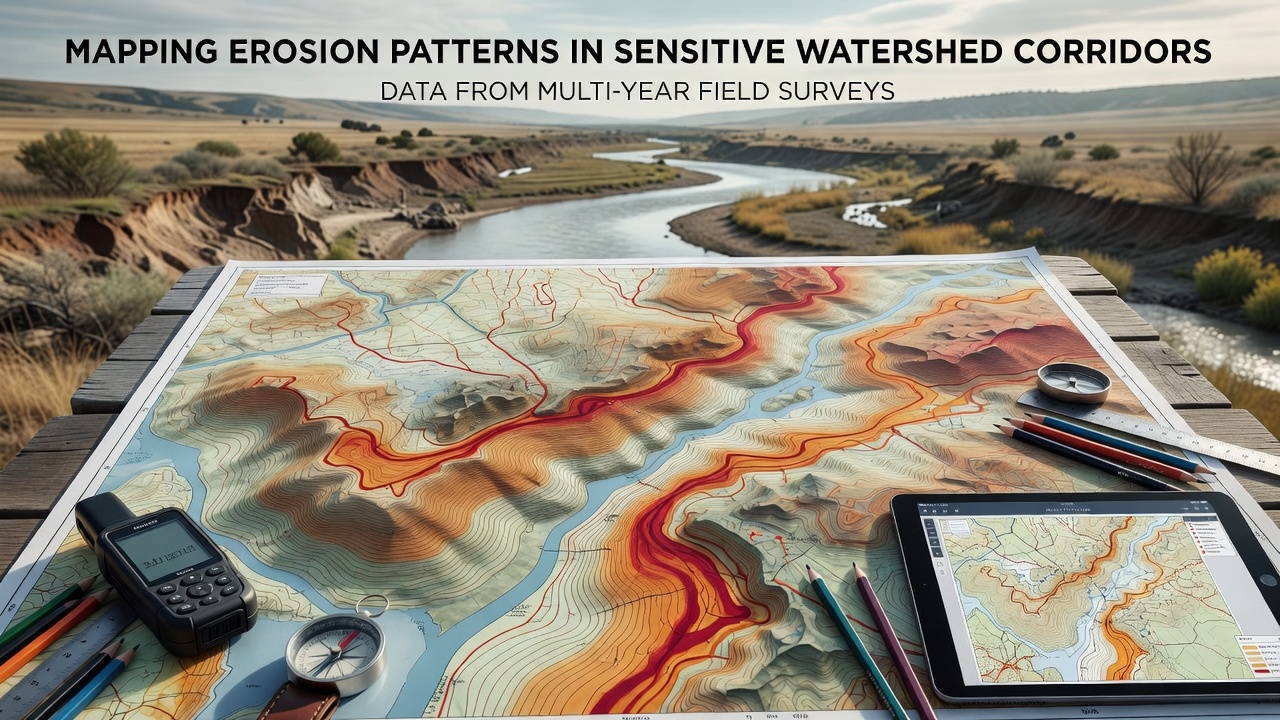 Mapping Erosion Patterns in Sensitive Watershed Corridors: Data From Multi-Year Field Surveys